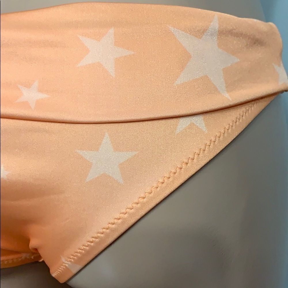 WILDFOX Orange Sherbert Stars bikini bottom. NWT - Picture 7 of 9